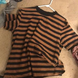 Guess brown and black stripes.